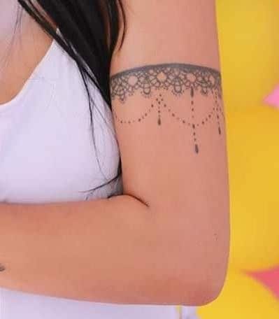 ideias de tatuagem feminina bracelete 8