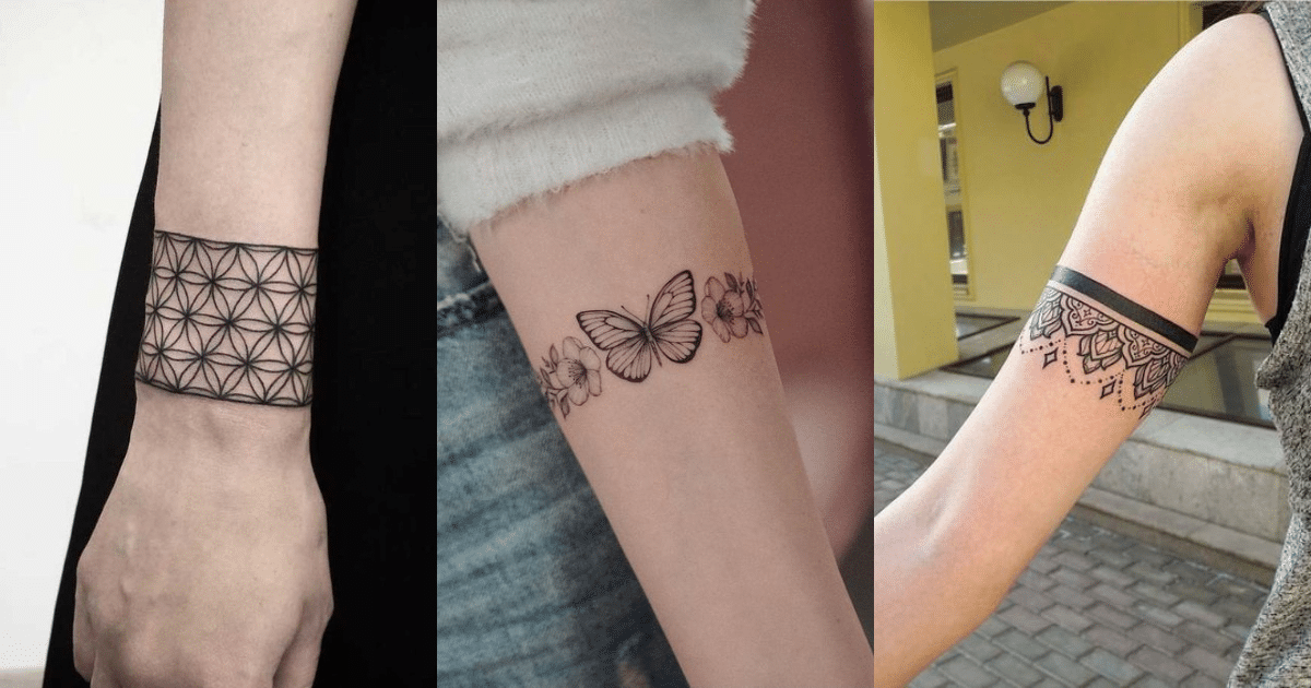 ideias de tatuagem feminina bracelete