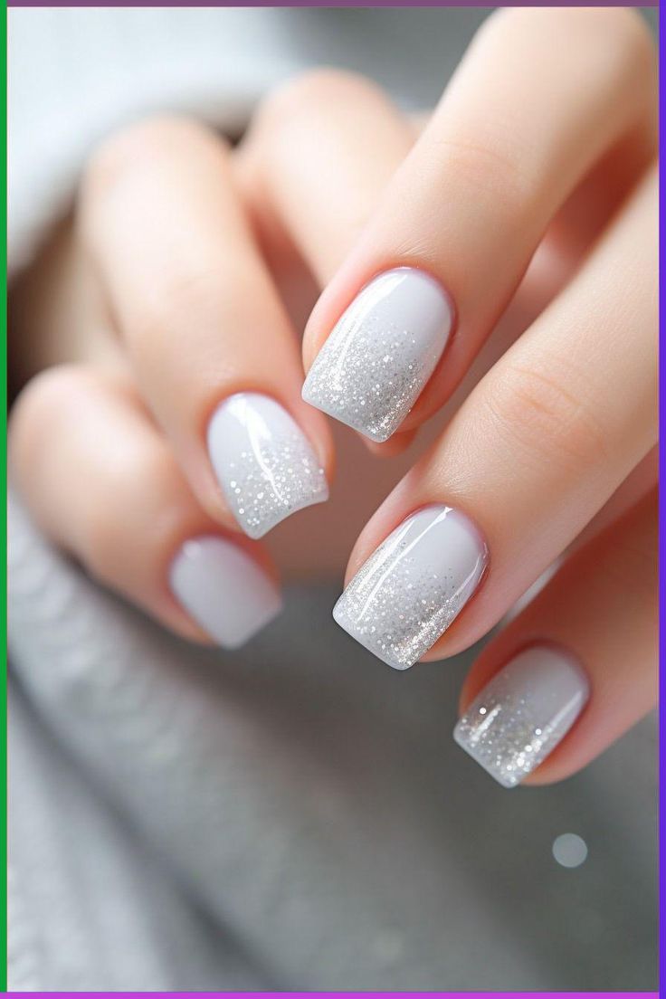 ideias de unhas brancas para o reveillon 6