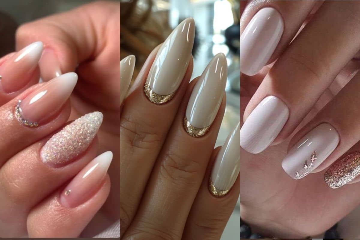 ideias de unhas brancas para o reveillon 9