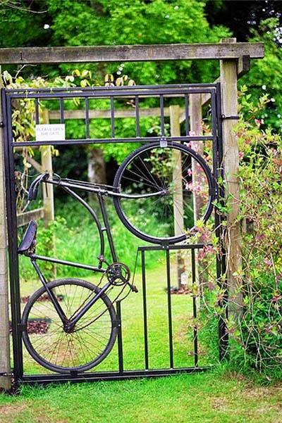 10 Ideias para usar Bicicletas Velhas na Decoração ideias decoraçao