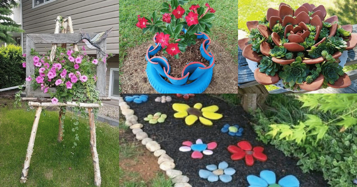 ideias originais para decorar o jardim