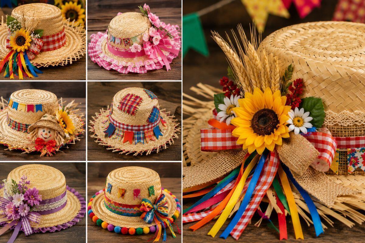 Ideias para Decorar Chapéu de Palha para Festa Junina: Modelos Criativos, Fáceis e Cheios de Charme Ideias para Decorar Chapéu de Palha para Festa Junina: Modelos Criativos, Fáceis e Cheios de Charme ideias para decorar chapeu de palha para festa junina 12