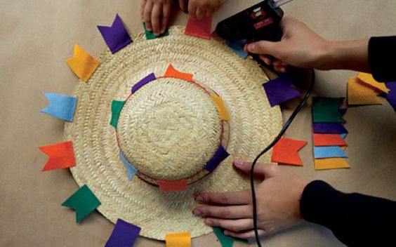 ideias para decorar chapeu de palha para festa junina 2