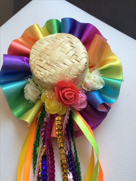 ideias para decorar chapeu de palha para festa junina 9