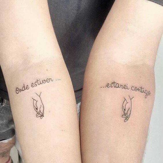 ideias tatuagem casal escrita 1