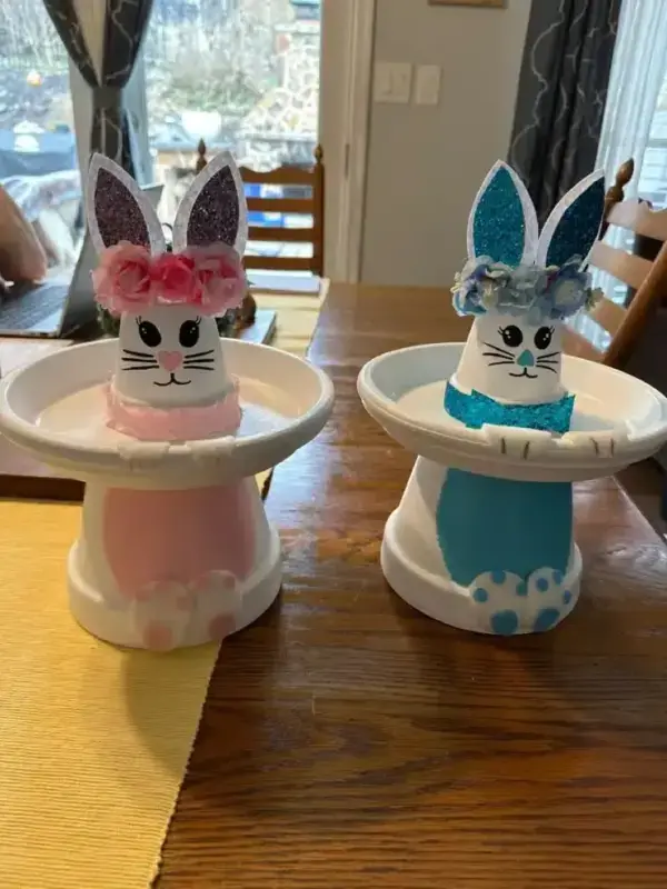 Ideias únicas de decoração de Páscoa com vasos de terracota ideias unicas de decoracao de pascoa com vasos de terracota 1