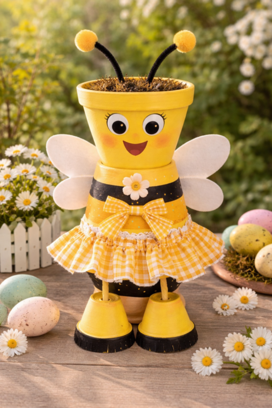 Ideias únicas de decoração de Páscoa com vasos de terracota ideias unicas de decoracao de pascoa com vasos de terracota 2
