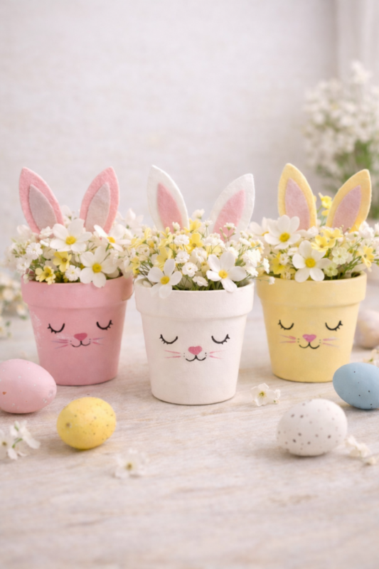 Ideias únicas de decoração de Páscoa com vasos de terracota ideias unicas de decoracao de pascoa com vasos de terracota 4