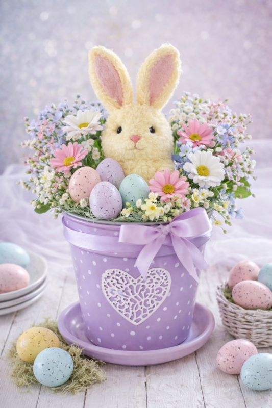Ideias únicas de decoração de Páscoa com vasos de terracota ideias unicas de decoracao de pascoa com vasos de terracota