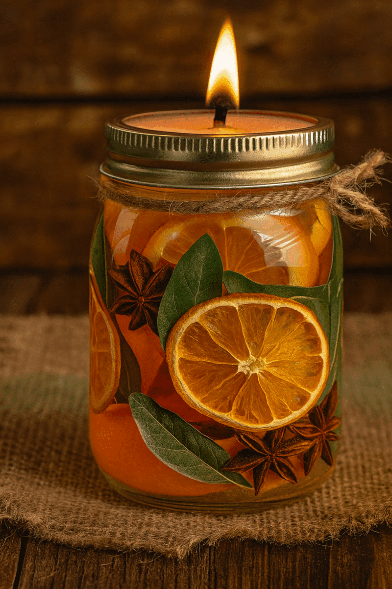 lampadas de natal com frascos 6