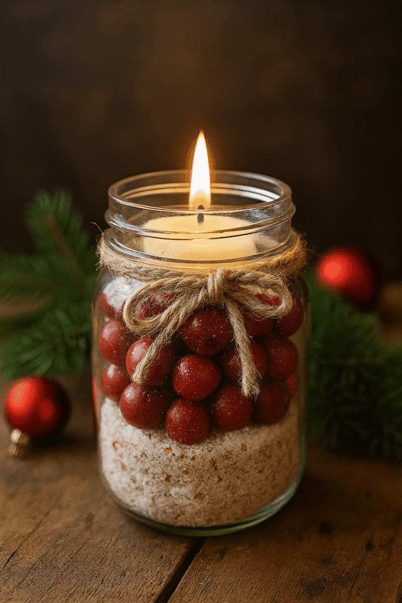 lampadas de natal com frascos 7 2