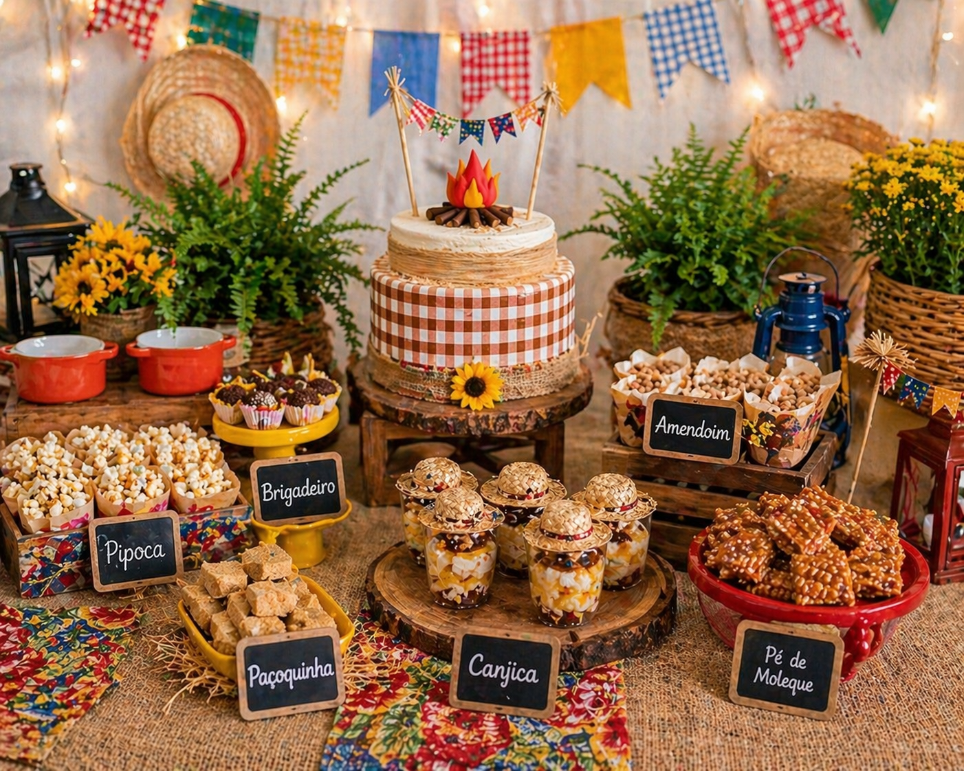 Mesa Decorada para Festa Junina: ideias criativas, económicas e encantadoras para transformar a sua celebração Mesa Decorada para Festa Junina: ideias criativas, económicas e encantadoras para transformar a sua celebração mesa decorada para festa junina 1