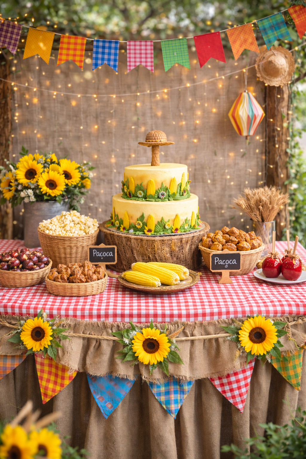 Mesa Decorada para Festa Junina: ideias criativas, económicas e encantadoras para transformar a sua celebração Mesa Decorada para Festa Junina: ideias criativas, económicas e encantadoras para transformar a sua celebração mesa decorada para festa junina 7