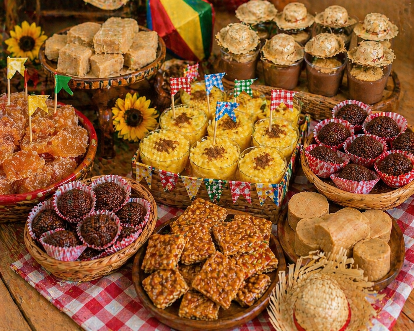 Mesa Decorada para Festa Junina: ideias criativas, económicas e encantadoras para transformar a sua celebração Mesa Decorada para Festa Junina: ideias criativas, económicas e encantadoras para transformar a sua celebração mesa decorada para festa junina 8