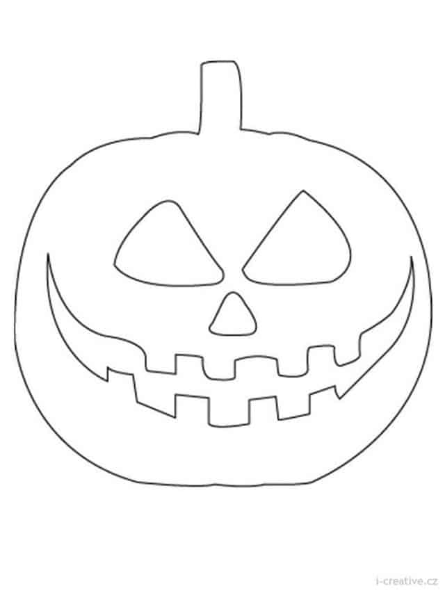 molde de abobora para halloween 1