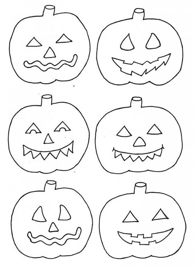 molde de abobora para halloween 6