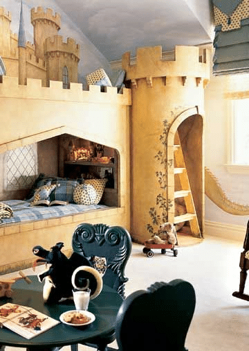 quarto de menina castelo princesa