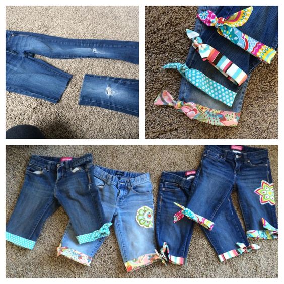 reciclar jeans em shorts