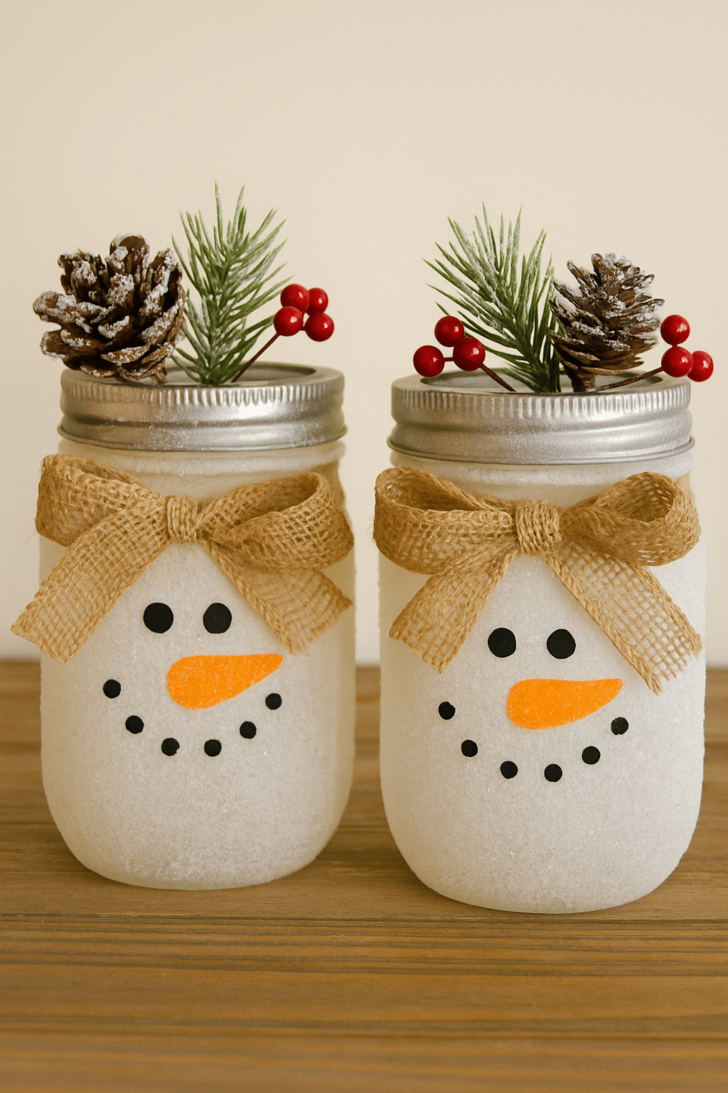 recicle potes de vidro e transforme os em decoracoes de natal 3