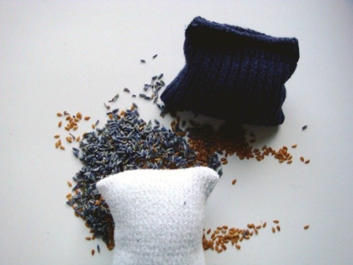 reutilizar meias sem par saco sementes
