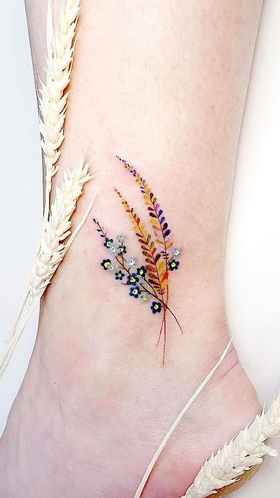 tatuagens com flores delicadas 2