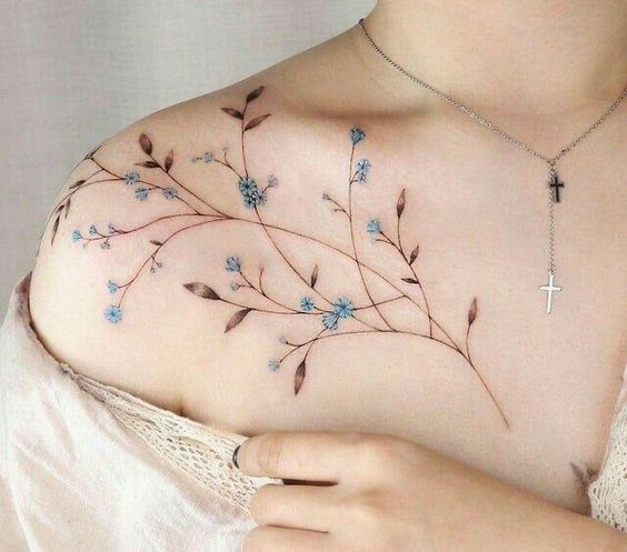 tatuagens com flores delicadas 4