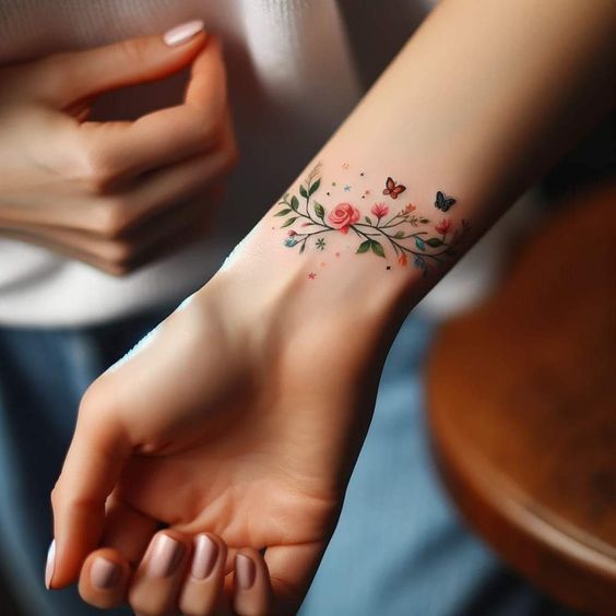 tatuagens com flores delicadas 5
