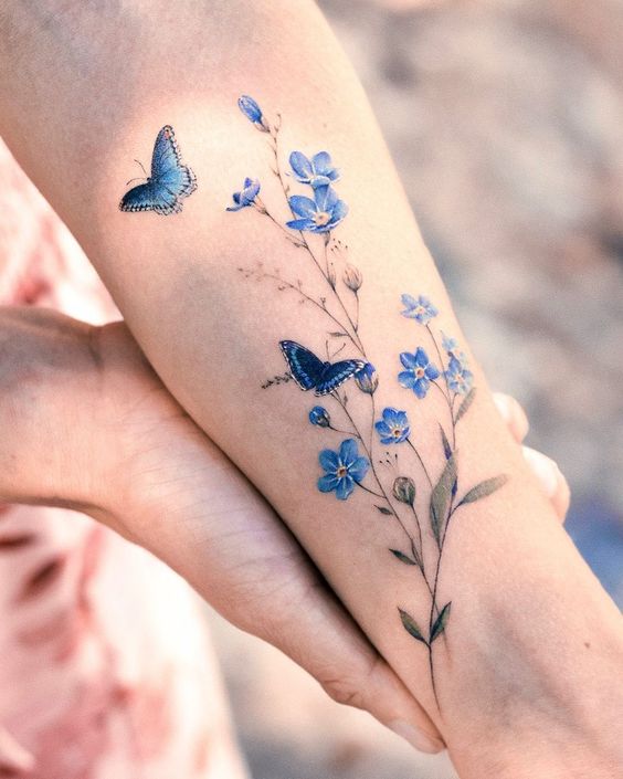 tatuagens com flores delicadas 7