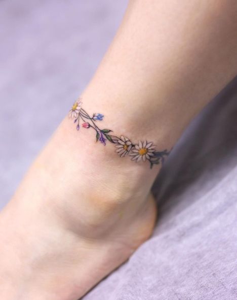 tatuagens com flores delicadas 9