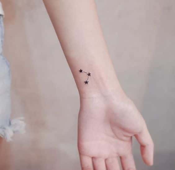 tatuagens de estrela delicada 1