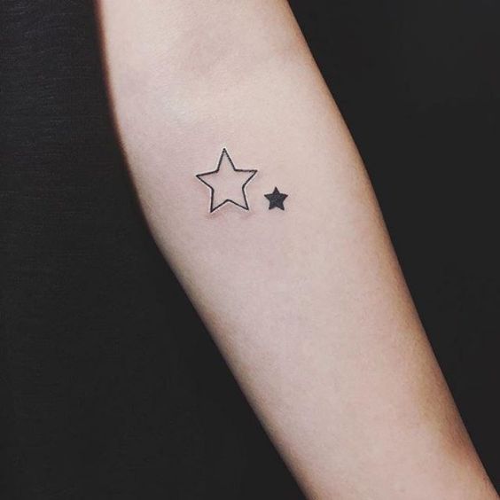 tatuagens de estrela simples 1