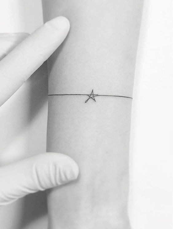 tatuagens de estrela simples