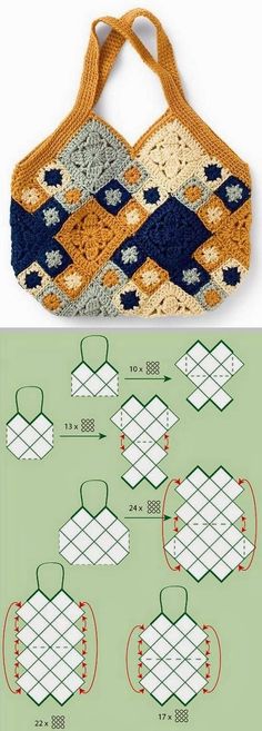 tutorial bolsa croche 1