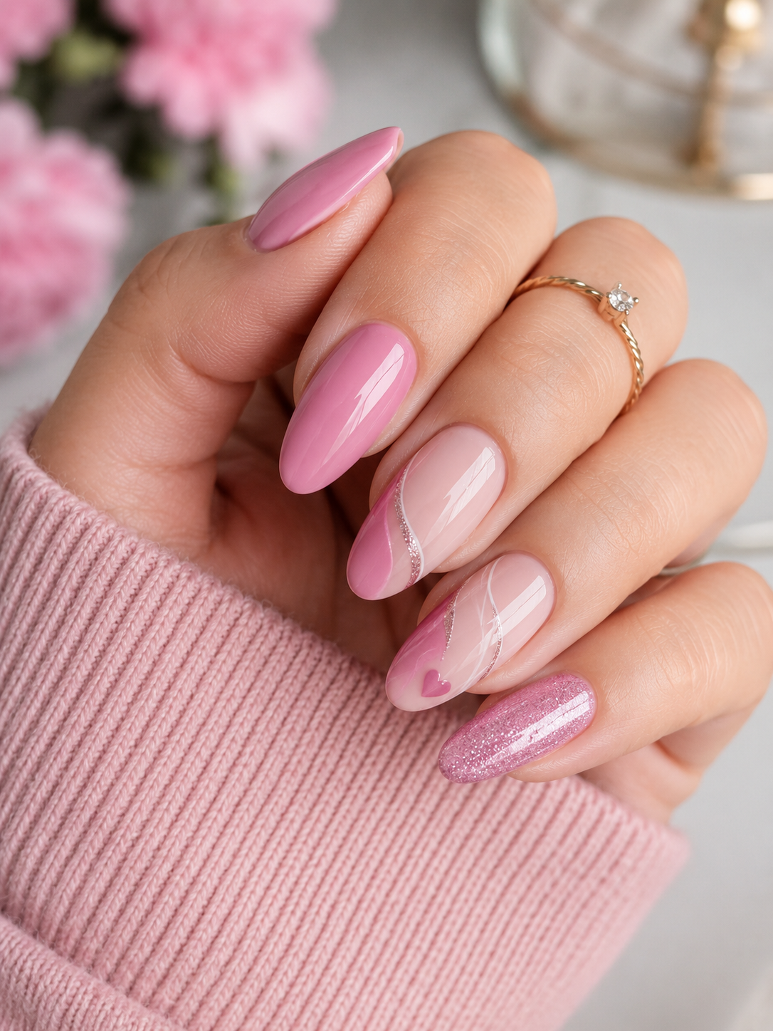 Unhas inspiradoras cor de rosa: ideias elegantes, delicadas e modernas para experimentar Unhas inspiradoras cor de rosa: ideias elegantes, delicadas e modernas para experimentar unhas inspiradoras cor de rosa 2