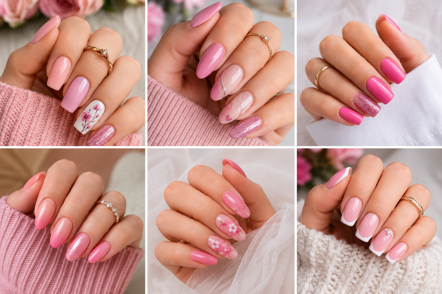 Unhas inspiradoras cor de rosa: ideias elegantes, delicadas e modernas para experimentar Unhas inspiradoras cor de rosa: ideias elegantes, delicadas e modernas para experimentar unhas inspiradoras cor de rosa 3
