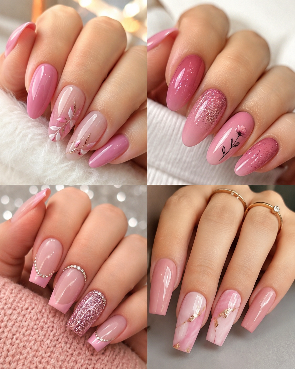 Unhas inspiradoras cor de rosa: ideias elegantes, delicadas e modernas para experimentar Unhas inspiradoras cor de rosa: ideias elegantes, delicadas e modernas para experimentar unhas inspiradoras cor de rosa 5