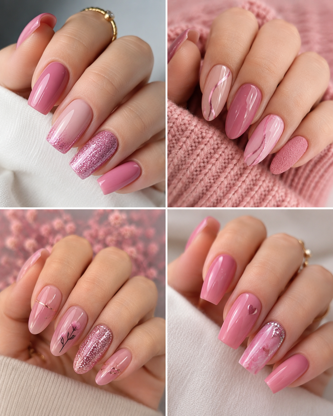 Unhas inspiradoras cor de rosa: ideias elegantes, delicadas e modernas para experimentar Unhas inspiradoras cor de rosa: ideias elegantes, delicadas e modernas para experimentar unhas inspiradoras cor de rosa 6